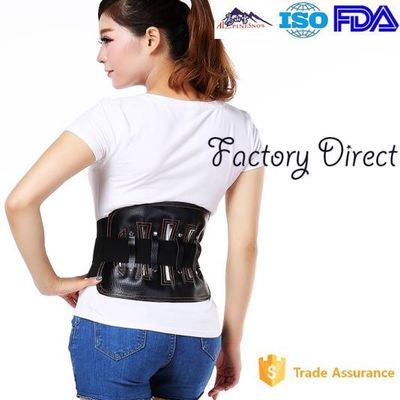 China Elastic Leather Sports Protective Gear Back Braces For Lower Back Pain supplier