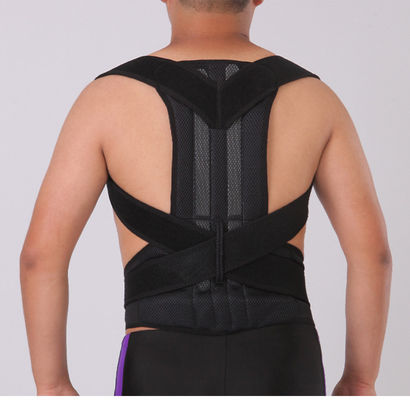 China Imported Material Waist Back Support Belt / Back Straightening Belt Stretching Shoulder supplier