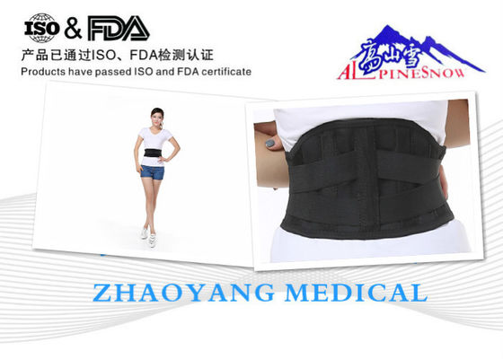 China Black Self Heating Waist Support Belt Not Damage Skin Size 120Cm * 20cm supplier
