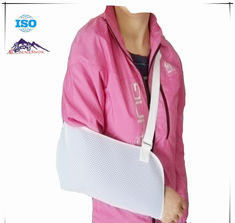 China White Shoulder Support Brace / Breathable Arm Sling Breathable Mesh Cloth Material supplier