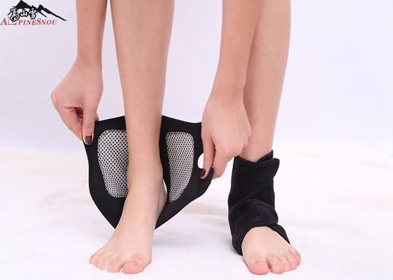 China Magnetic Stone Self Heating Tourmaline Belt , Ankle Support Brace Elastic Nylon Fabric Cloth supplier