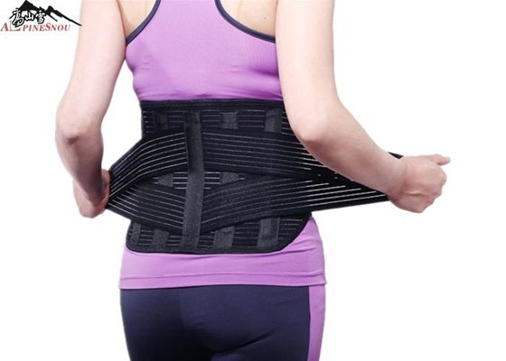 China Durable Adjustable Waist Support Belt / Waist Pain Relief Belt S M L XL Size supplier