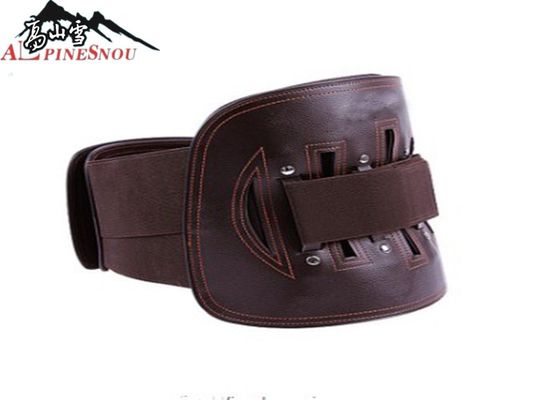 China Leather Waist Back Support Belt Adjustable Waist Protection Belt ZY-005 supplier