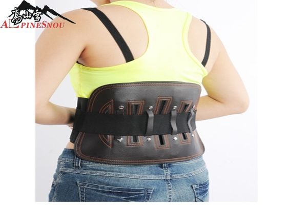 China Durable Comfortable Waist Back Support Belt Adjustable Leather Back Support Orthopedic Waist supplier