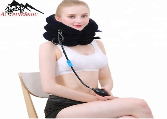 China Full Flannel Lumbar Support Brace Medical Soft Inflatable Cervical Neck Collar supplier