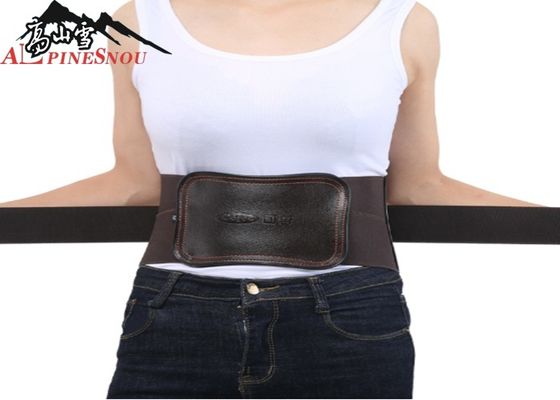 China Adjustable Medical Warm Waist Support Belt Leather Unisex supplier