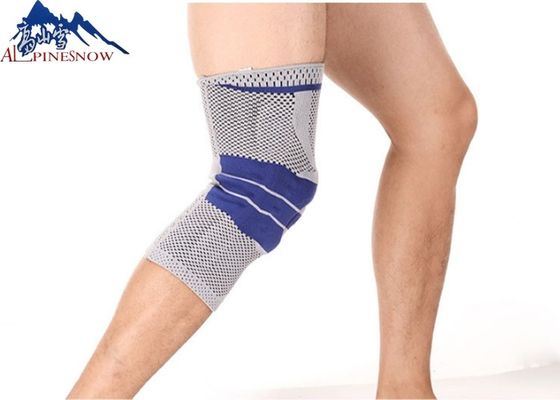China 3D Circular Knit Fabric Patella Sleeve Silicone Sport Elastic Knitted Knee Support  For Running Basketball supplier