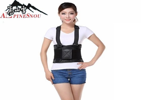 China Fish Ribbon Strap Waist Back Support Belt With Six Or Eight Correctional PP Strips supplier
