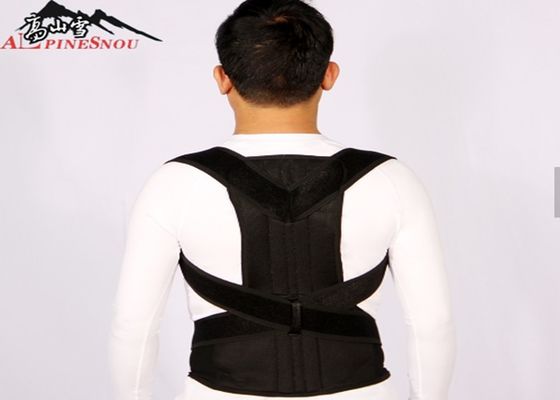 China Back Posture Corrector Brace Support Belts for Upper Back Pain Relief Adjustable Size with Waist Support Wide Straps supplier