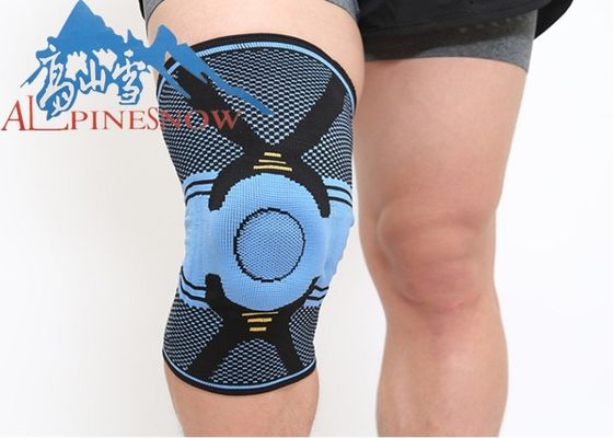 China Custom Knee Support Brace Compression Knee Sleeve Pad With Spring Support supplier