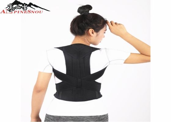 China Unisex Adjustable Upper Back Brace Posture Corrector For Release Back Pain supplier