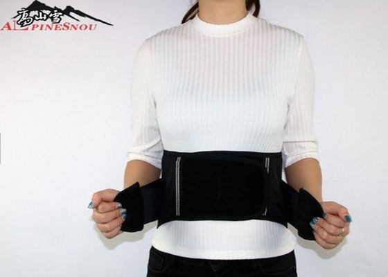 China Comfortable Medical Lumbar Support Belt , Lumbar Back Brace Black Color supplier