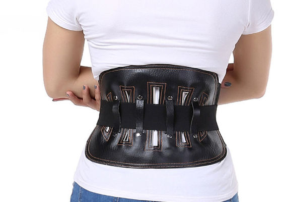 China Leather Waist Support Belt Waist Protection Relief Back Pain Medical supplier