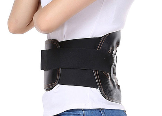 China Leather Lumbar Back Support Medical Elastic Waist Belt for old supplier