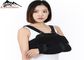 Orthopedics Shoulder Support Brace Postoperative Arm Sling Breathable Black Color supplier