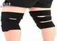 Black Self Heating Knee Pad Warm Knee Joint Heating Leg Guard For Men And Women supplier