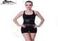 Leather Waist Back Support Belt To Relieve Waist Pain Black Color supplier
