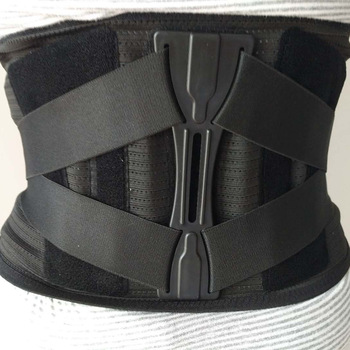 Hot pressing lumbar fixation high elastic fish ribbon abdominal binder relieve lower back pain