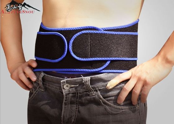China Breathable Adjustable Neoprene Lumbar Back Suport Belt , Fitness Waist Trimmer Belt supplier