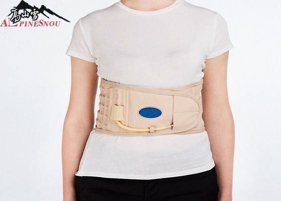 China Lumbar Traction Belt Pneumatic Inflatable Waist Back Support Belt Adjustable Back Trainer supplier
