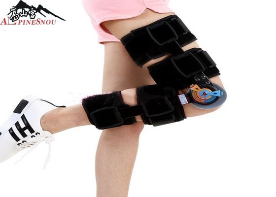 China Medical Care Neoprene Hinged Knee Brace Lower Limbs Adjustable Knee Retainer supplier