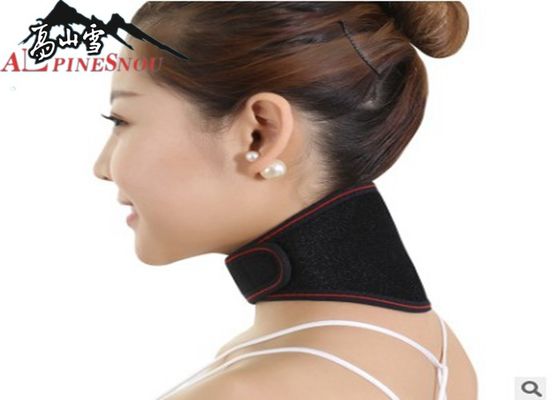 China Black Tourmaline Self Heating Neck Pad , Tourmaline Magnetic Therapy Neck Massager supplier