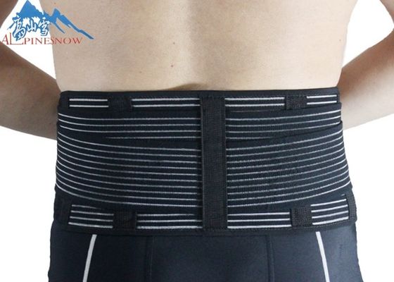 China Pain Relief Lower Back Pain Support Brace Double Velcro Straps For Men / Women supplier