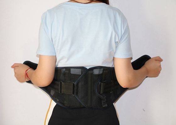China Black Mesh Cloth Breathable Waist Support Belt for Back Pain Waist Trainer Waist Support supplier