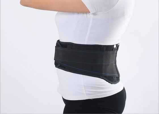 China Back Support Waist Belt Self Heating Double Pull Straps Compression Tourmaline Magnets Fabric For Posture or Pain Relief supplier