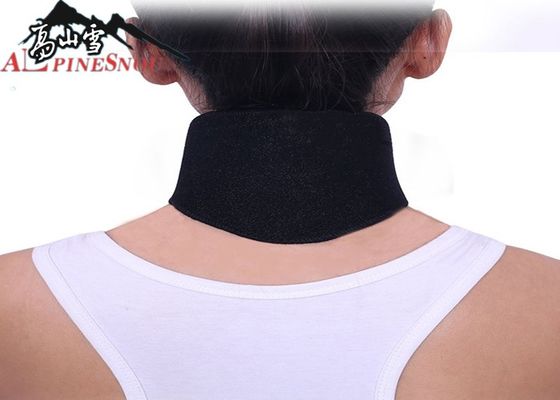 China Self Heating Magnets Black Neck Support Belt Tourmaline Cloth For Men And Women supplier