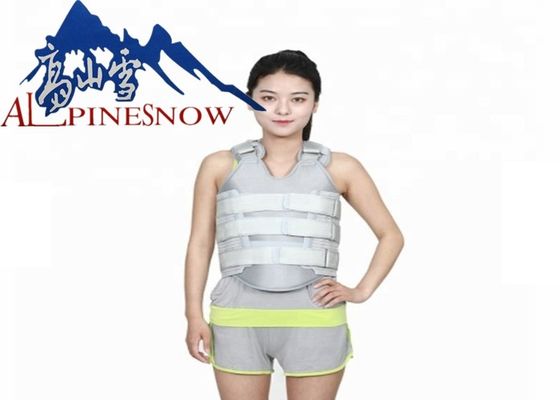 China Thermoplastic Thoracic Spinal Orthosis Back Brace With Tightness Adjustable Straps supplier