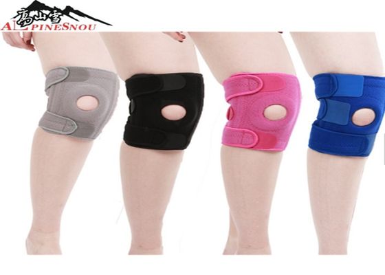 China Adjustable Elasticity Neoprene Knee Support Brace Breathable For Sport Protection supplier