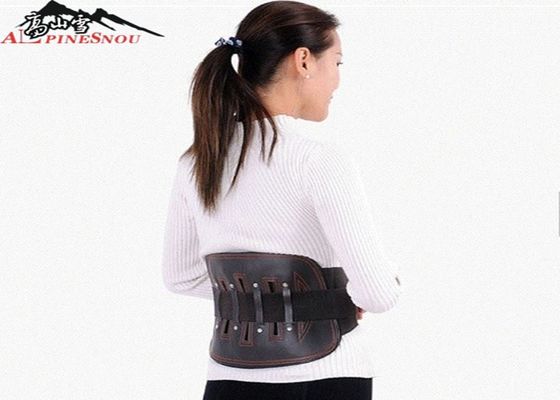 China Black Color Lower Back Support Brace For Waist And Back Protection supplier