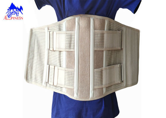 China Yellow Color Supportive Waist Back Support Belt For Waist Injury supplier