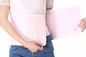 Elastic Cloth Material Postpartum Belly Band Pink Color For Protect Waist supplier