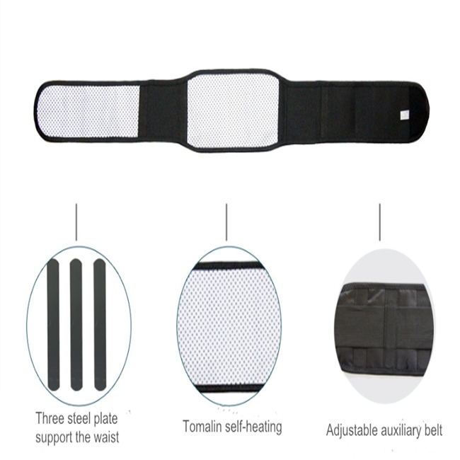 Tourmaline Self-Heating Warm Waist Back Support Magnetic Therapy Belt Brace